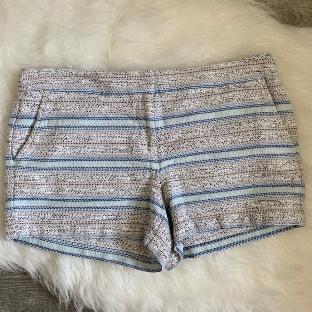 ANN TAYLOR LOFT | boho striped shorts